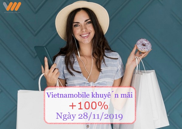 Vietnamobile khuyến mãi ngày 28/11/2019